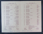 1944 All Star City Stars v County Stars Hershey High School FB Game Program