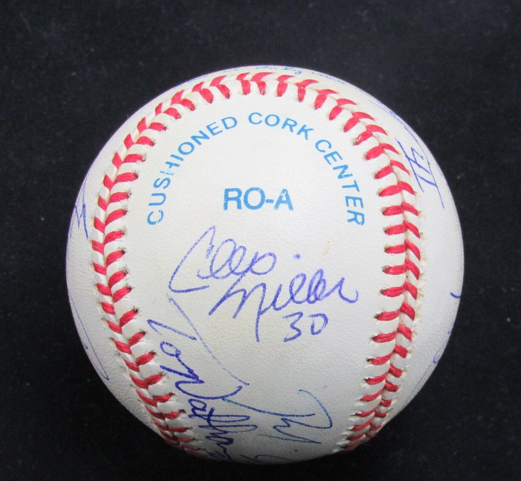 NFL Offensive Players Multi-Autographed Rawlings OAL Baseball Signed by 12
