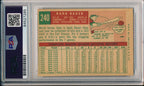 Hank Bauer Yankees Signed/Autographed 1959 TOPPS Card #240 PSA/DNA 166542