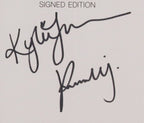 Kendall & Kylie Jenner Autographed Cut Card w/ 8x10 Photo Framed Beckett 181878