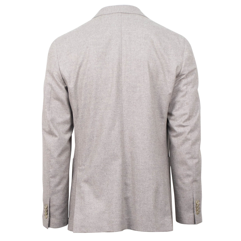 Wool Blend 3 Roll 2 Button Slim Fit Suit // Beige
