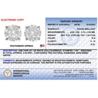 IGI Certified 14K White Gold 1 1/2 Cttw Round Diamond Solitaire Stud Earrings with Screwbacks (G-H Color, I1-I2 Clarity)