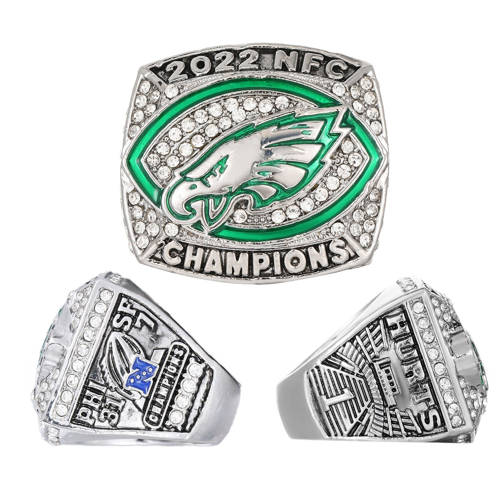 Philadelphia Eagles Championship Ring Set – 5pcs Super Bowl Replica Collectible Set