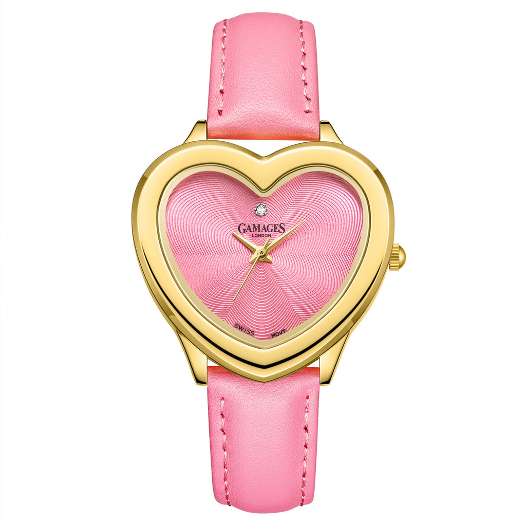 Gamages of London Ladies Pure Heart Diamond Quartz // GAW592