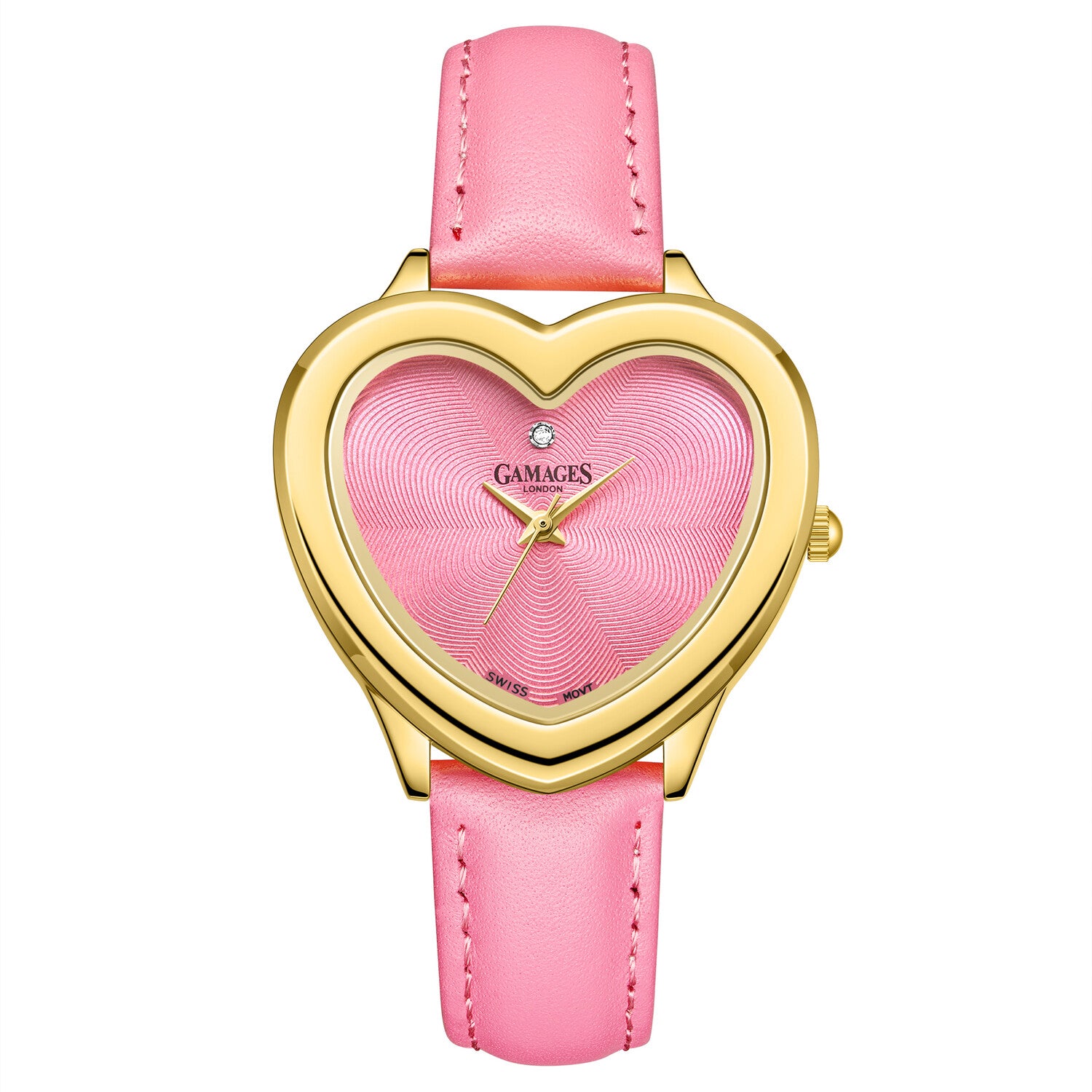 Gamages of London Ladies Pure Heart Diamond Quartz // GAW592