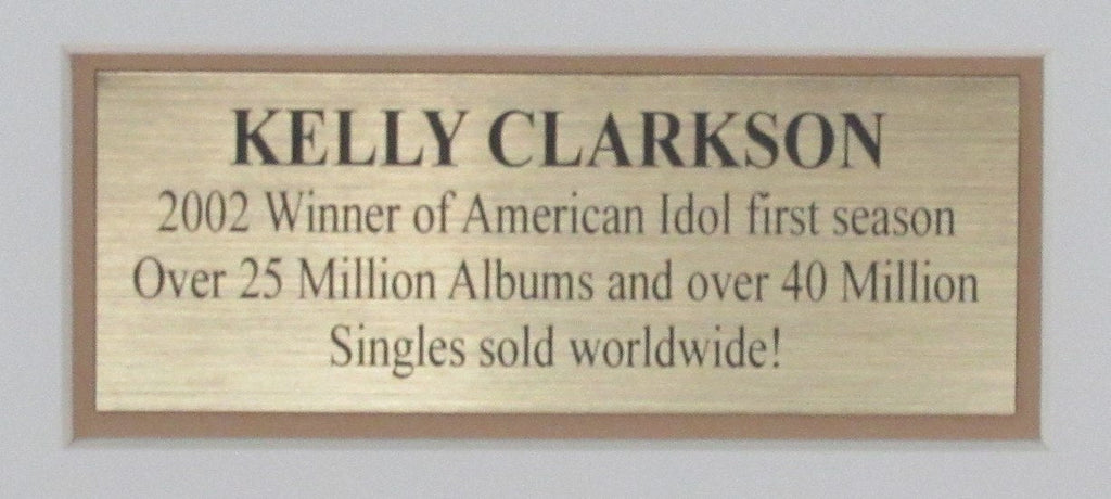 Kelly Clarkson Autographed Album "Chemistry" with Photos Framed JSA 188981