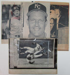 Lot of 10 George Brett Kansas City Royals 1980's-90's News Wire Photos 157377