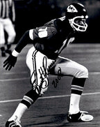Emmitt Thomas HOF Kansas City Chiefs Signed/Inscribed  8x10 B/W Photo JSA 162001