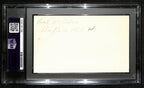 Bob McAdoo HOF Signed/Auto 3x5 Index Card Buffalo Braves PSA/DNA 188570