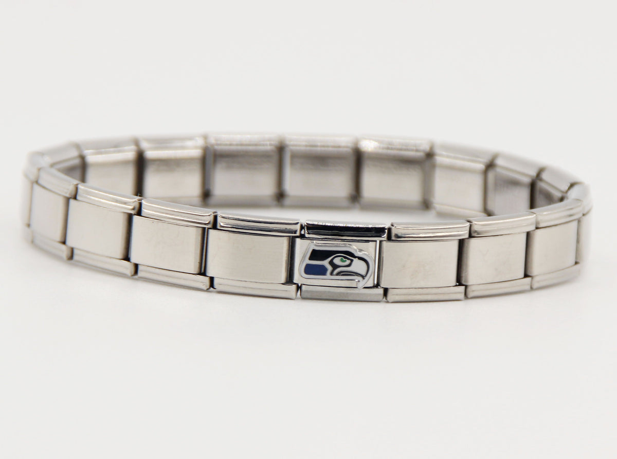 Football Team Logo Italian Charm Bracelet – Custom Gifts for Fans