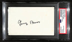 George Burns Signed 3x5 Index Card Comedian, Actor, Writer PSA/DNA 184351