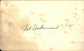 Pat Ankenman Brooklyn Dodgers d.1989 Signed/Autographed 3x5 Index Card 162613