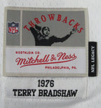 Terry Bradshaw Autographed Mitchell&Ness Football Jersey Steelers Beckett 170740