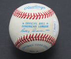 Carney Lansford Oakland A's Signed/Autographed  Rawlings OAL Baseball JSA 189862