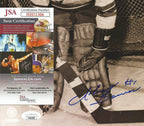 Johnny Bower New York Rangers HOF Signed/Autographed 8x10 B/W Photo JSA 150926