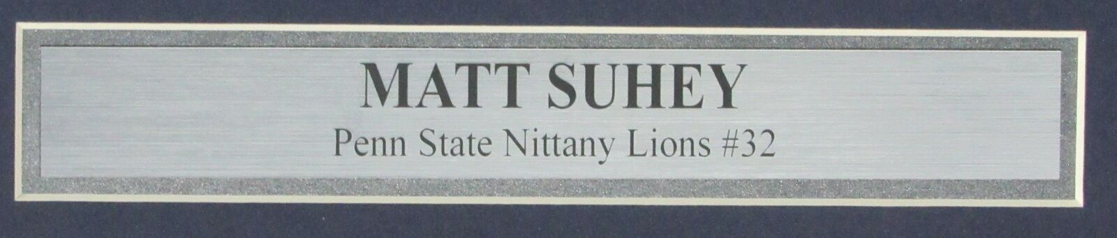 Matt Suhey Penn State PSU Signed/Inscribed 11x14 Photo Framed Beckett 165723