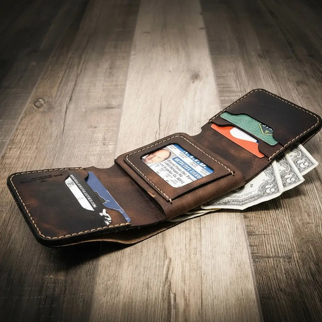 Badge Trifold Wallet