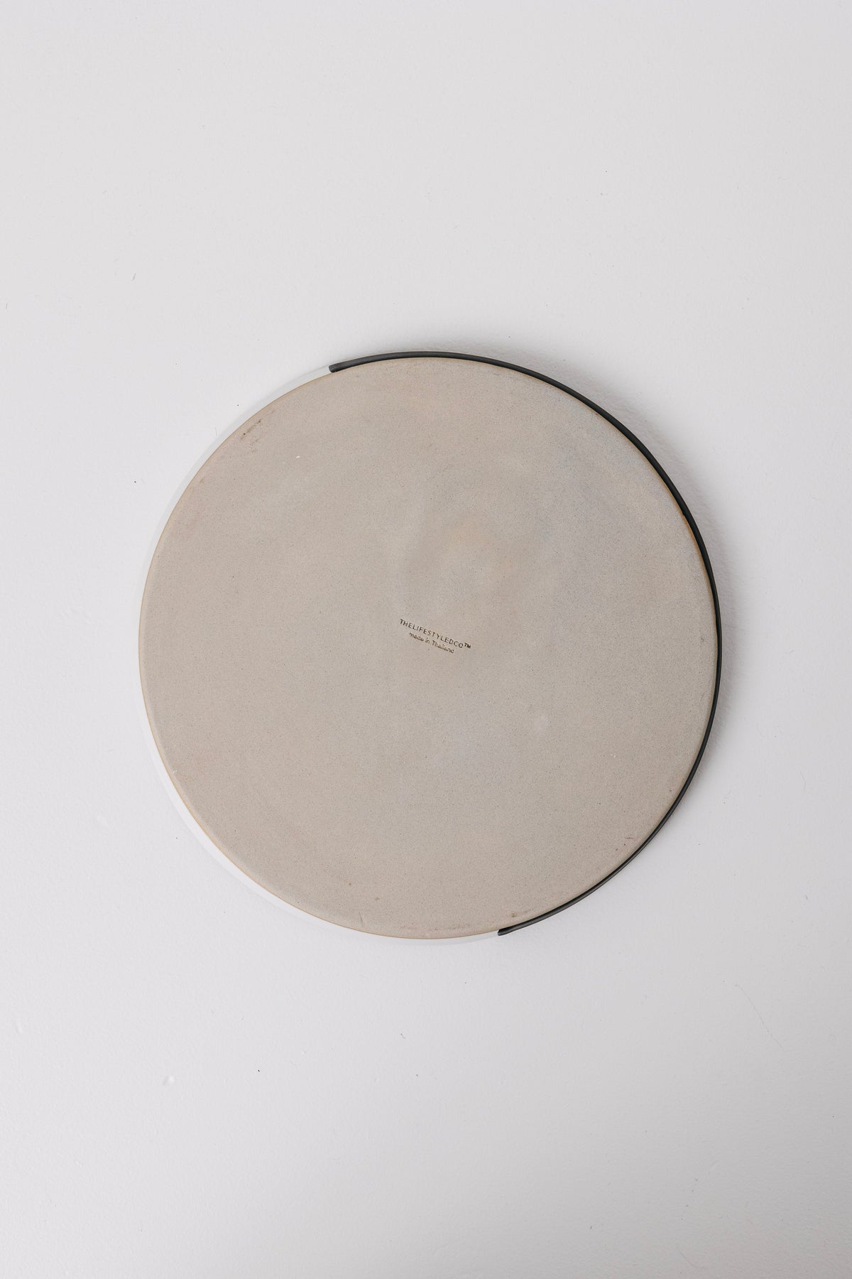 Dawson Dinner Plate - Matte Black/White - Set of 6