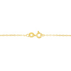 14K Yellow Gold Plated .925 Sterling Silver 4.0 Cttw Diamond Shadow Frame Heart 18" Pendant Necklace (J-K Color, I1-I2 Clarity)
