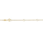 10K Gold Round Brilliant-Cut Diamond Modern Bezel-Set Solitaire 16"-18" Pendant Necklace (H-I Color, SI2-I1 Clarity)