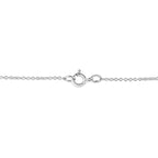 14K White Gold 1/4 Cttw Shared Prong Set Round-Ct Diamond 7 Stone Floral Cluster 18" Pendant Necklace (H-I Color, SI2-I1 Clarity)