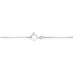 .925 Sterling Silver 5.0 Cttw Prong Set Round-cut Diamond Open Circle Hoop 18" Pendant Necklace (I-J Color, I2-I3 Clarity)