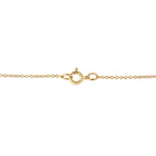 10K Yellow Flashed .925 Sterling Silver 1/4 Cttw Champagne Diamond Filigree Cross Pendant Necklace (K-L Color, I1-I2 Clarity) - 18"