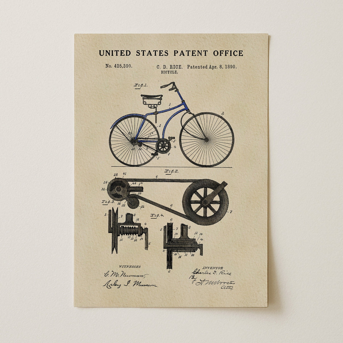 Blue Bicycle (1890)