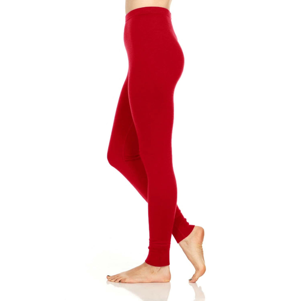 Midweight Women's Wool Bottom Thermal Base Layer - 100% Merino Wool