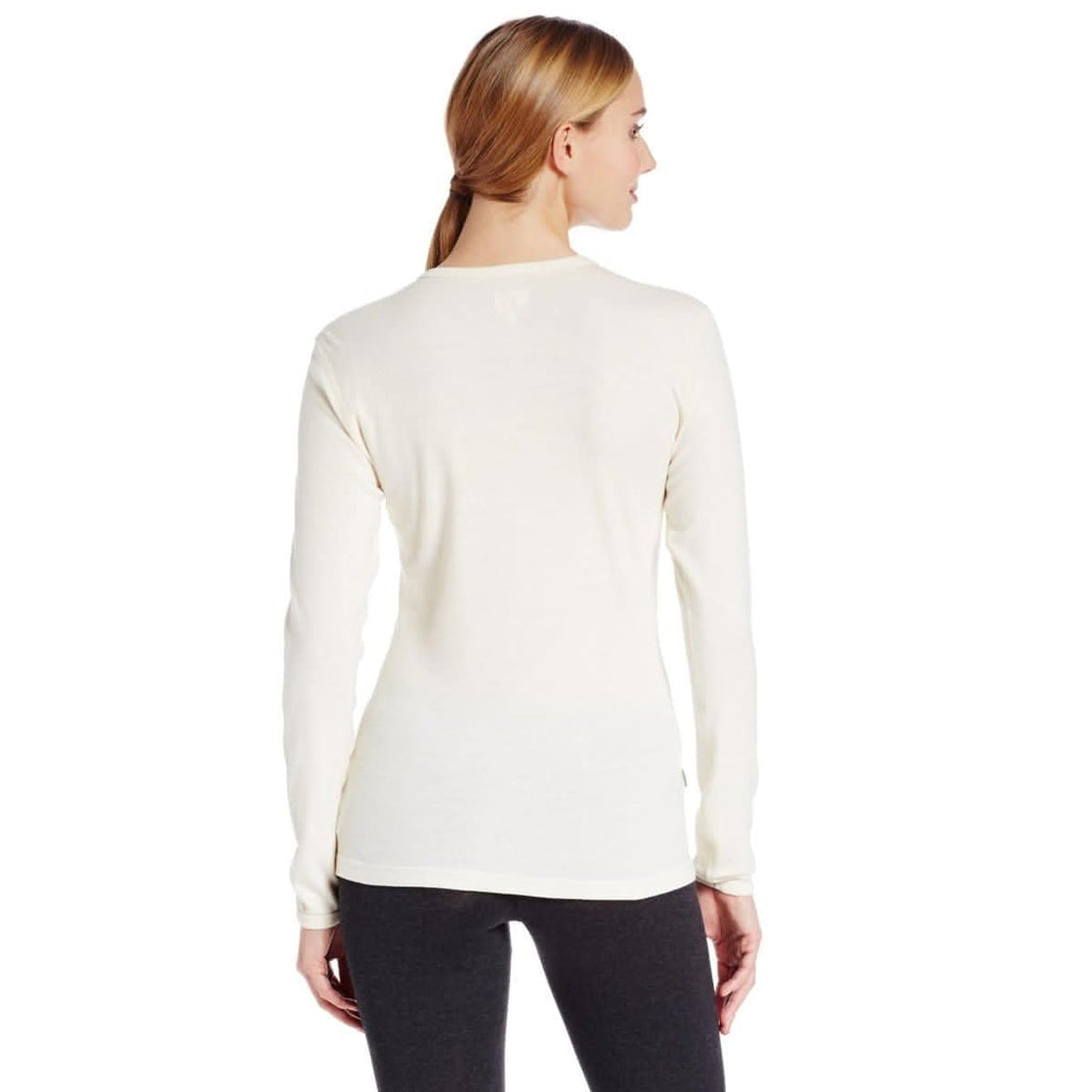 Midweight Women's Wool Crew Top -  100% Merino Wool