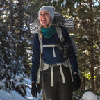 Midweight Women's Wool Crew Top -  100% Merino Wool
