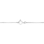 .925 Sterling Silver 1 1/4 Cttw Round Diamond Openwork Ribbon Weave Heart Pendant 18" Necklace (I-J Color, I3 Clarity)