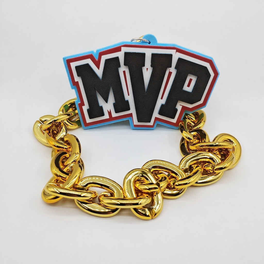 MVP & Champion EVA Fan Support Necklace – 30 Inch Game Day Sports Fan Gift