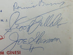 1973 New Jersey Boxing Hall of Fame Multi Signed On Back Dinner Program 153810