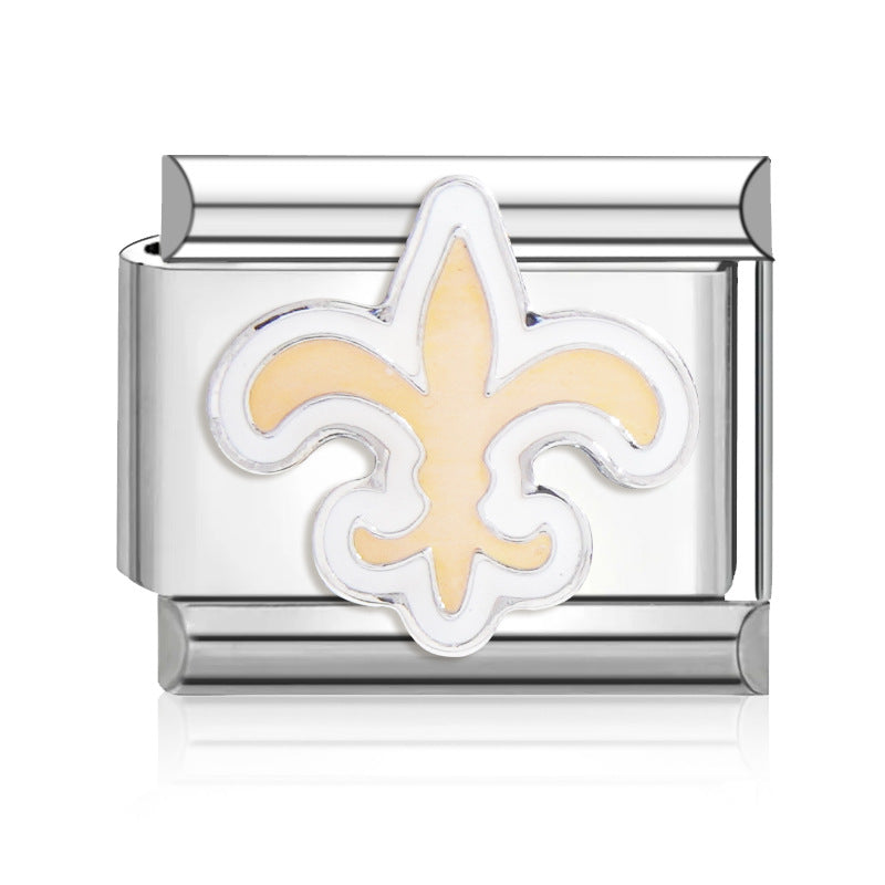 Football Team Logo Italian Charm Bracelet – Custom Gifts for Fans