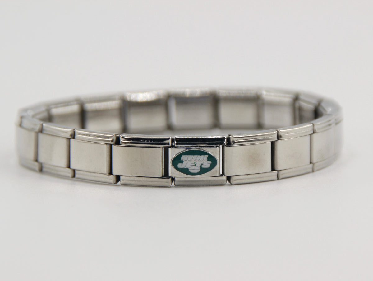 Football Team Logo Italian Charm Bracelet – Custom Gifts for Fans