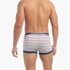 Stretch Trunk 4-Pack // Blue Topaz + Star Print + Rasberry Wine + Americana Pop