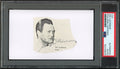 Sid Luckman HOF Signed/Auto Cut Photo on 3x5 Card Bears PSA/DNA 188244