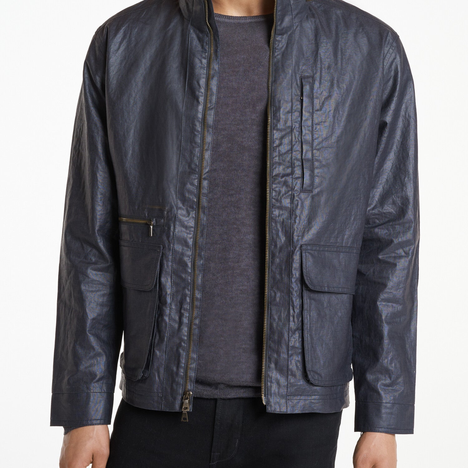 Irving Jacket - Zipper Cl // Dark Navy