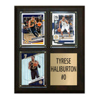 2025 Indiana Pacers Tyrese Haliburton 3 Card Plaque Donruss Hoops Panini