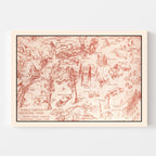 Vintage Map of Kings Canyon National Park, 1945