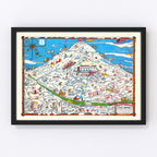 Vintage Map of Mt. Hood Recreation Area, 1939