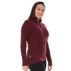 Midweight Women's Wool 1/4 Zip - 100% Merino Wool
