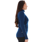 Midweight Women's Wool 1/4 Zip - 100% Merino Wool
