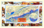 Vintage Map of Shenandoah National Park, 1947