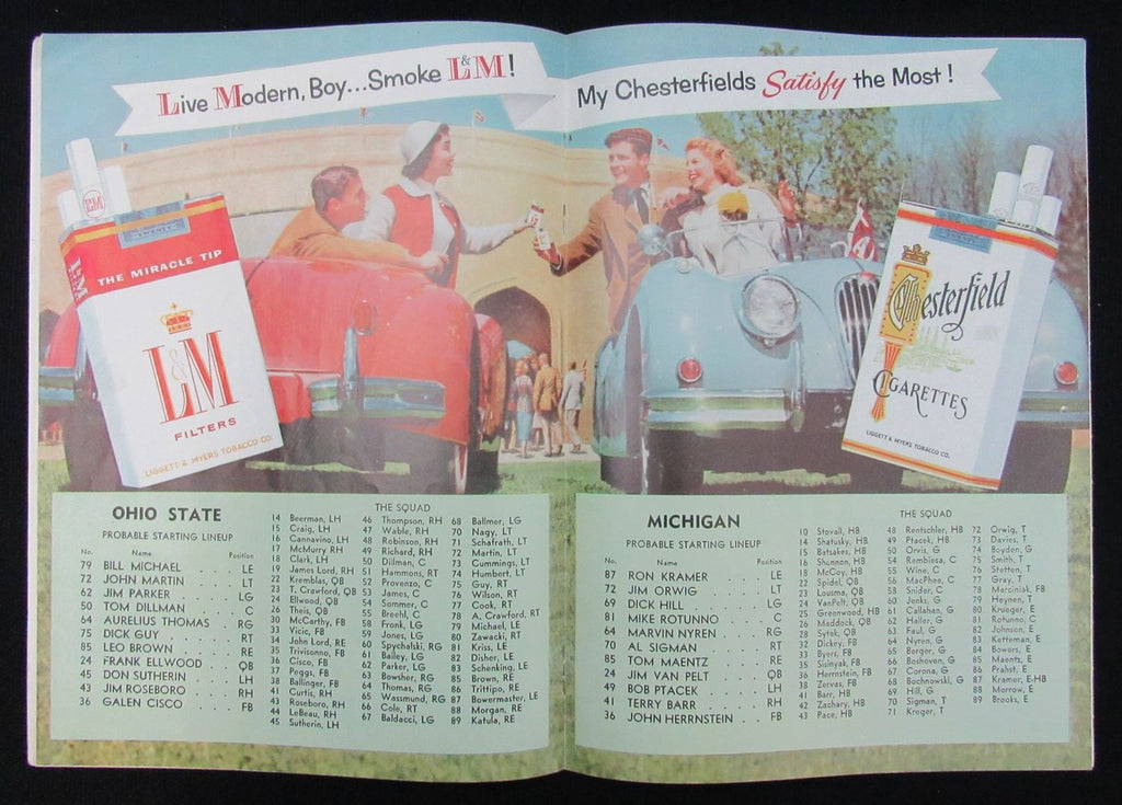 Vintage 11/24/1956 Michigan vs Ohio State Football Program - The Game 188736