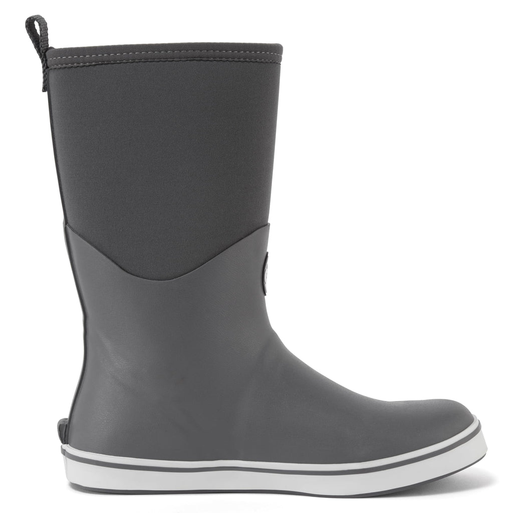 Gill Mens Hydro High Performance Mid Length Fishing Deck Rain Boot Waterproof Insulated Ash Grey