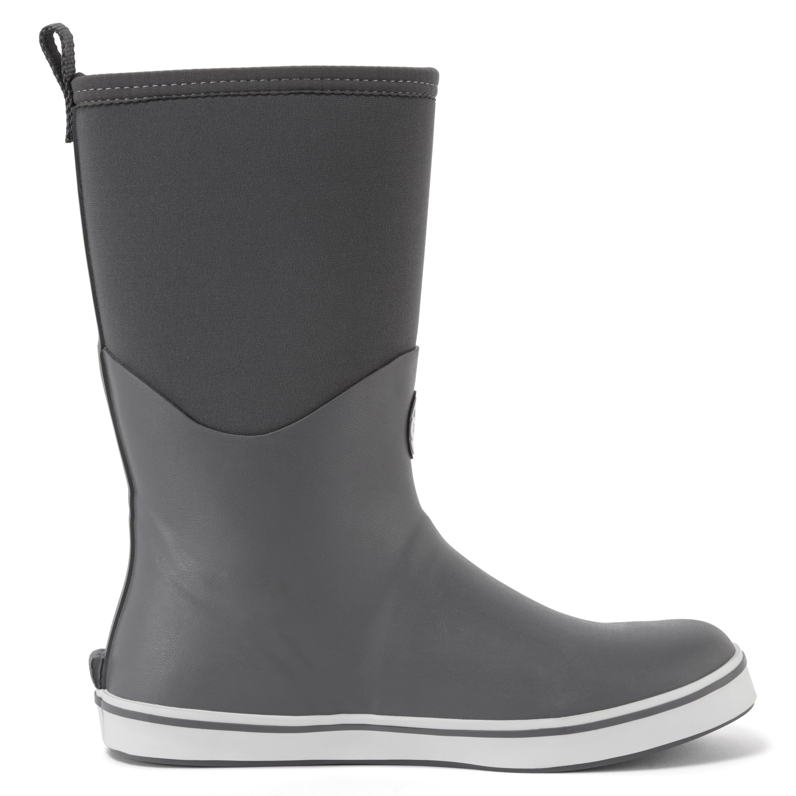 Gill Mens Hydro High Performance Mid Length Fishing Deck Rain Boot Waterproof Insulated Ash Grey