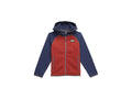 LLBean Kids Sweater Fleece Hooded Color Block