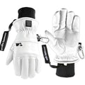Wells Lamont HydraHyde Winter Gloves for Women & Men, Insulated for Cold Weather, Snow & Ski Gloves (White, Medium)